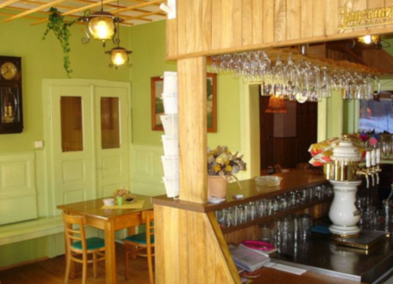Interiér restaurace Na Špici